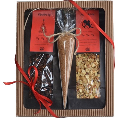Naturway Christmas silence dárková sada bylinných čajů 350 g