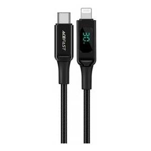 Acefast Cable USB-C to Lightning Acefast C6-01, 30W, MFi, 1.2m (black)