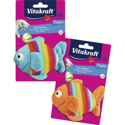 Vitakraft plyšová rybka s catnipem 11 cm