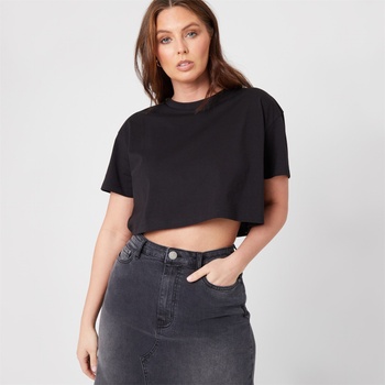 Be You Къса блуза Be You Women's Crop Tops - Black