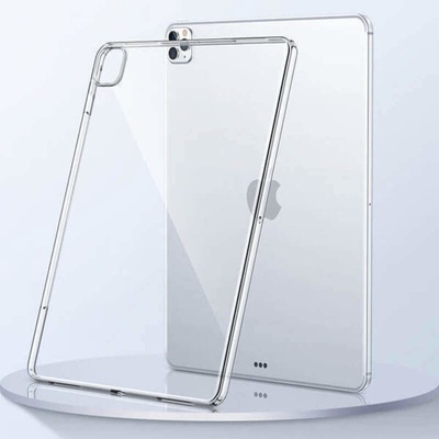 SES Ultratenký silikónový obal Apple iPad 12,9 2022 6.generace 12101 priehľadný