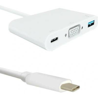 Qoltec 50426 0,19m bílá