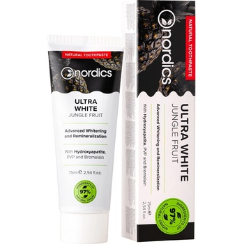 Nordics Реминерализираща паста за зъби Ultra White, 75 ml