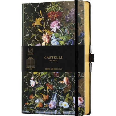 Castelli Бележник Castelli Vintage Floral - Peony, 13 x 21 cm, линиран (0QC6CB-001)