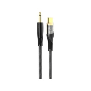 XO Аудио кабел XO Clear NB-R241B, USB-C към 3.5 мм жак, 1.0 м, черен (NB-R241B)