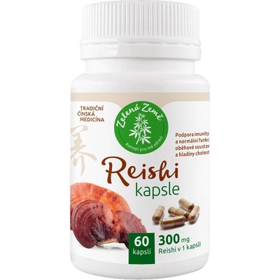 Zelená Země Reishi 60 kapsúl