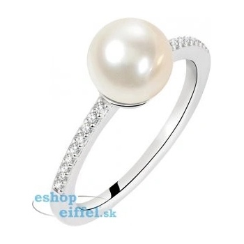 Morellato strieborný prsteň s perlou Perla SANH070