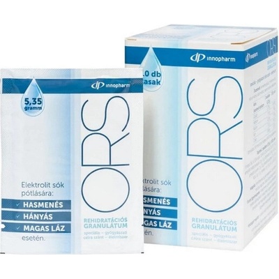 ORS Rehydratačný soľný granulát InnoPharm perorálny vrecká 10 x 5,35 g
