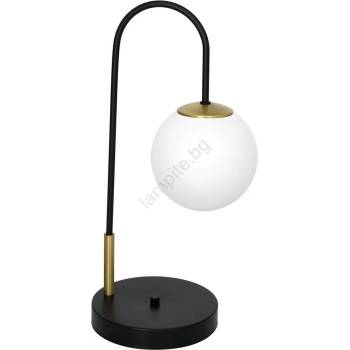 Image 1 of Luminex Настолна лампа CAMBRIDGE 1xE14/60W/230V черна/месинг (LU3202)