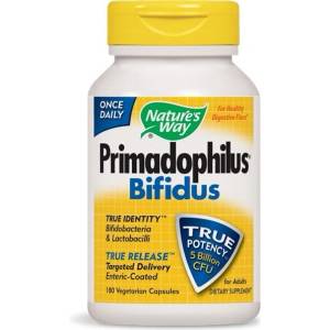 Nature's Way Primadophilus Bifidus - Примадофилус Бифидус 5 млрд. активни пробиотици, 180 капсули Nature’s Way (15651)