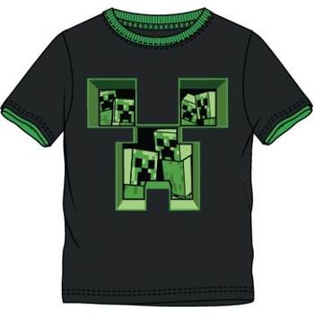 Minecraft Gaya Entertainment Creeper'ai Creeper'ye tričko Čierna