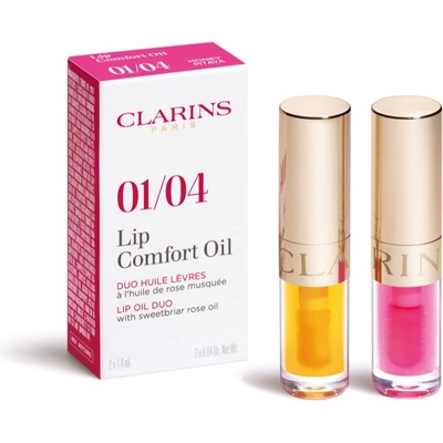Clarins Lip Comfort Oil Duo подаръчен комплект за устни