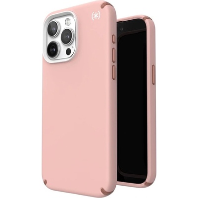 Speck Presidio 2 Pro Case - удароустойчив хибриден кейс за iPhone 15 Pro Max (розов)