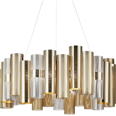 SLAMP ПЕНДЕЛ la lollo l 80w led 2700k ЗЛАТО (lalsl00gld01t00nmt)