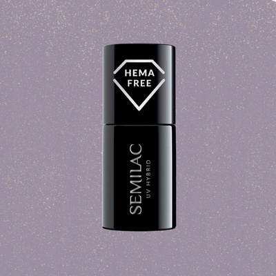 Hybridní lak barevný lak Semilac 375 Shimmer Stone Agat 7 ml
