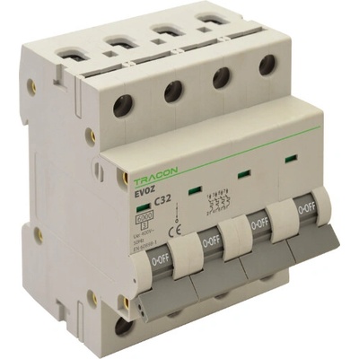 Tracon 6A/4P C 6kA EVOZ4C6
