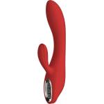 DreamToys Red Revolution Sofia - вибратор с клитор стимулатор, акумулаторен - червен
