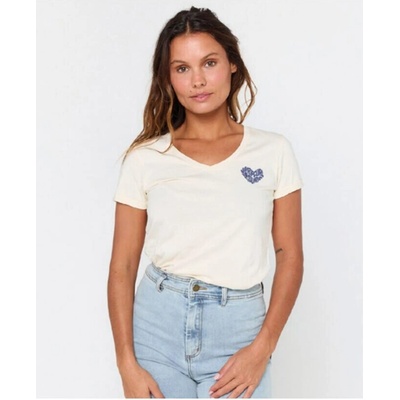 RIP CURL Heart V Neck BONE