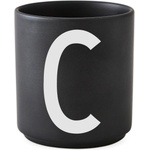 Design Letters Чаша халба aj буква c порцеланова черна (10204000c)