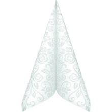 Gastro Premium 89200 servítka dekorovaná biela 40x40cm