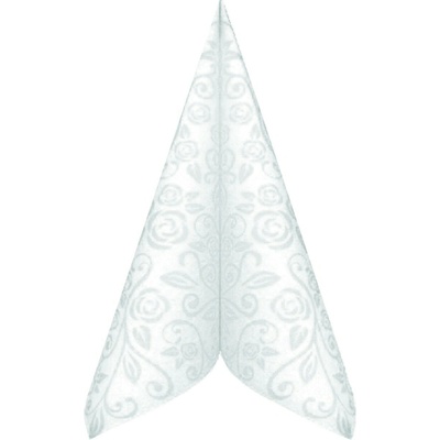 Gastro Premium 89200 servítka dekorovaná biela 40x40cm