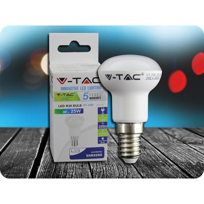 V-TAC E14 LED žiarovka 3W, R39 SAMSUNG CHIP Teplá biela