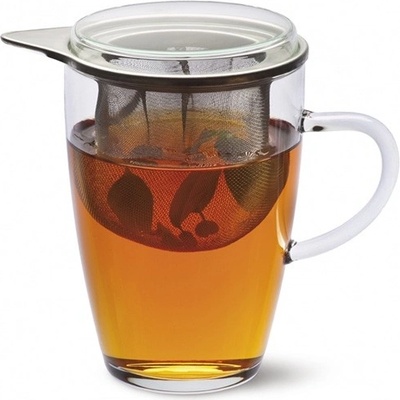 Simax tea 4 one sklenený hrnček so sitkom