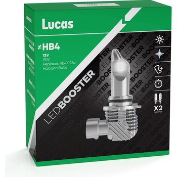 Lucas LedBooster HB4 P22d 12V 15W 2 ks