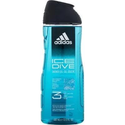 Adidas Ice Dive Shower Gel 3-In-1 освежаващ душ гел 400 ml за мъже