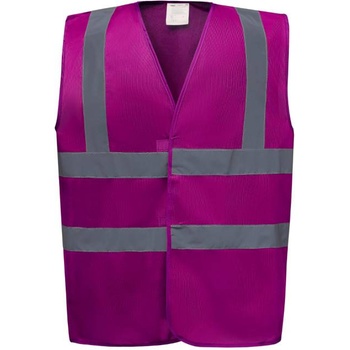 Yoko hi-vis hvw100 / Предпазна жилетка - малинов цвят l (79w10057503)