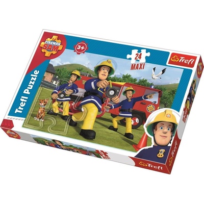 Trefl Požiarnik Sam MAXI Sam v akcii 24 dielov