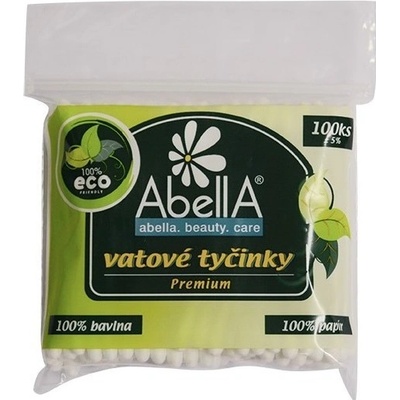 Abella Vatové tyčinky 100 ks Premium Eco