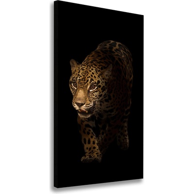 Vertikálny moderný fotoobraz canvas na ráme Jaguár 50x100 cm