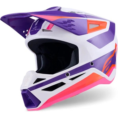 Alpinestars Supertech M3 Heat Biela/Fialová/Ružová lesklá