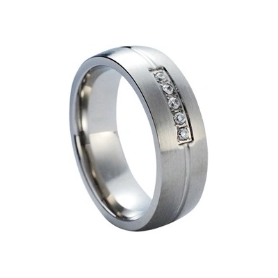 Nubis NSS1008 dámský snubní prsten se zirkony NSS1008 Zr