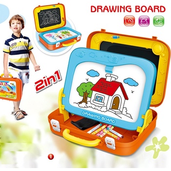 HM Studio Kreslicí tabuľa 2 v 1 oboustranná v kufříku