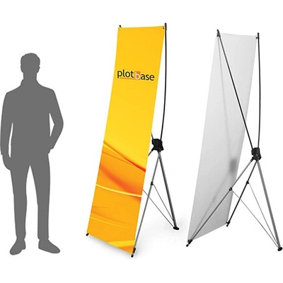 X banner Standard - Plotbase, 60x160cm