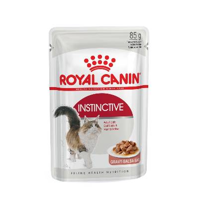ROYAL CANIN Instinctive 12x85g v omáčke mokré krmivo v omáčke pre dospelé vyberavé mačky