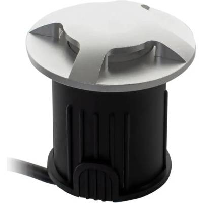 Lightex Led ТЯЛО ЗА ВГРАЖДАНЕ В ЗЕМЯ 24v 3w 6000k ip67 Ф60 СРЕБРО lightex nitro 3l (3800883143903)