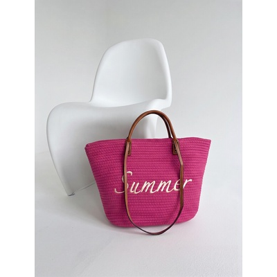 Výrazná letná shopper taška „Summer“ fuksiová