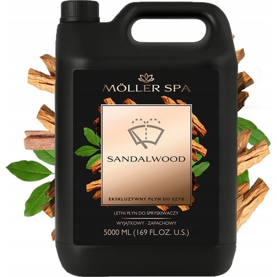 Möller Spa Letná kvapalina do ostrekovačov s vôňou SANTALOVÉHO DREVA 5 l