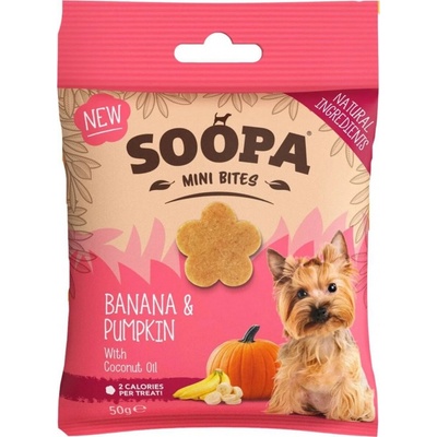 Soopa Pets Soopa Healthy Bites Mini s banánem a dýní 50 g