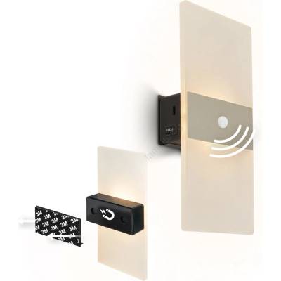 Briloner 3888012 - LED презареждаема стенна лампа със сензор AURA LED/2, 5W/5V 1800 mAh матова (BL2170)