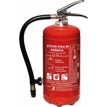 Gaz-tech Práškový hasiaci prístroj GP-4x ABC 4 kg