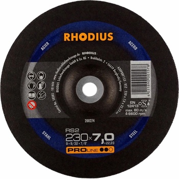 Rhodius Brusný kotouč 230 x 7,0 x 22,23 mm 200274