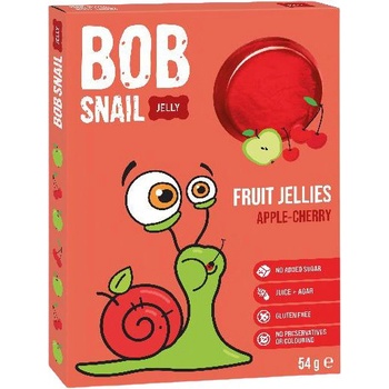 BOB Snail Ovocné želé Jablko třešeň 54 g