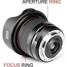 MEIKE 8mm F3.5 APS-C Ultra Wide Angle Fisheye Lens Manual Focus for F Mount