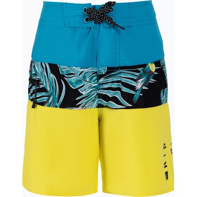 Rip Curl Детски къси панталони за плуване Rip Curl Undertow синьо и жълто KBOGI4