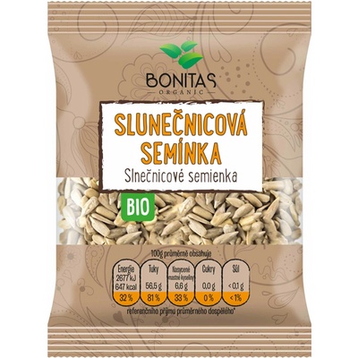 Bonitas BIO Slnečnicové semienka 150 g