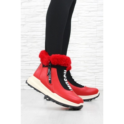 Ctogo Gogo zateplené tenisky SS62-3R červené